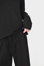 Load image into Gallery viewer, RELAXED LOUNGE TROUSER - BLACK
