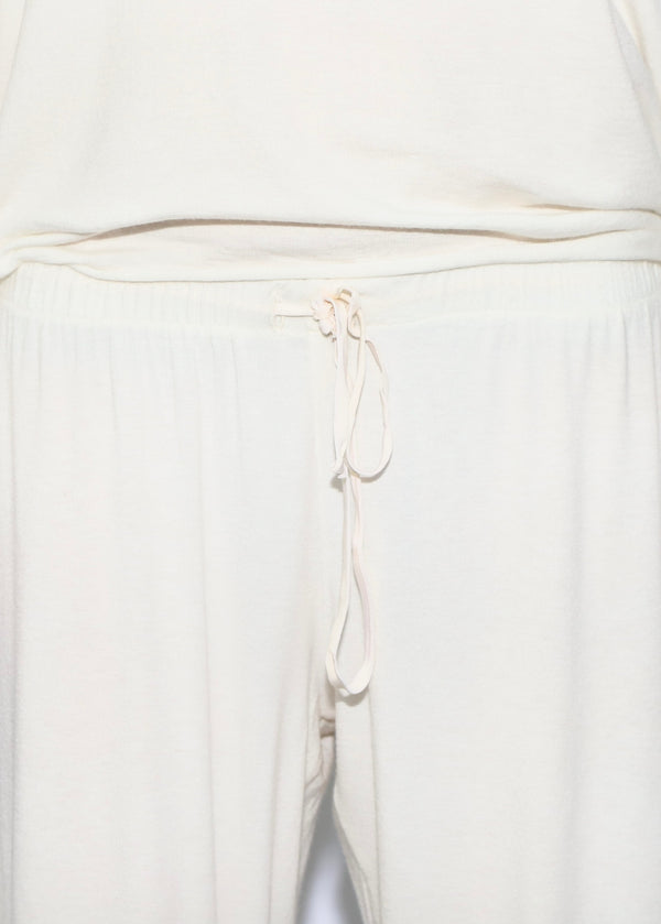 RELAXED LOUNGE TROUSER - IVORY