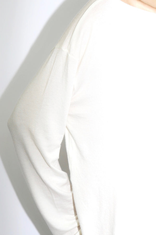 RELAXED LOUNGE LONG SLEEVE - IVORY